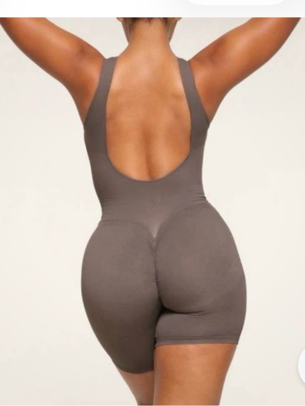 SKIMS Contour Lounge Onesie Bodysuit Grey Size 4X-5X